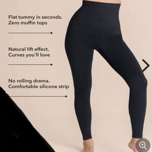 SHAPERMINT Women's High-Waisted Compression Leggings